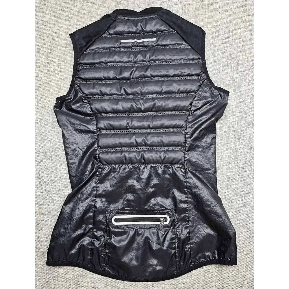 Nike Aeroloft 800 Vest Womens XS Black Running Insulated Down Warm Packable